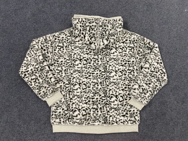 Leopard Lined Hoodie
