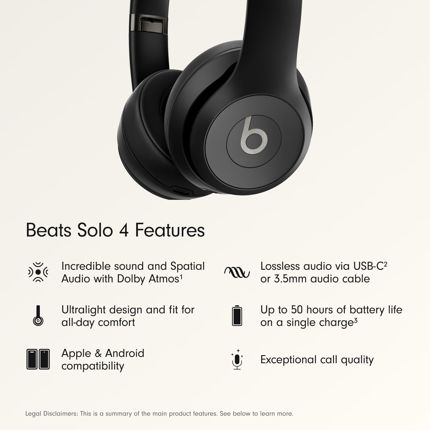 Beats Solo 4 Bluetooth Headphones