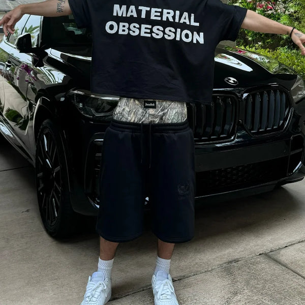 Y2K Retro Camouflage Shorts