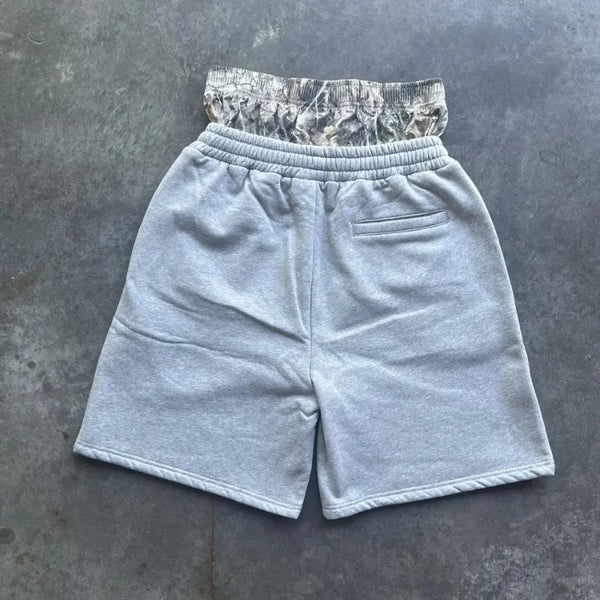 Y2K Retro Camouflage Shorts